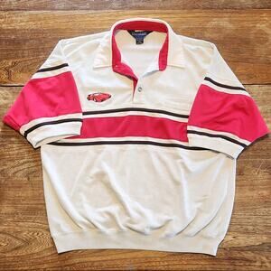 Lamborghini embroidered Polo Shirt Editions by Van Heusen XXL Striped